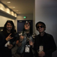 Philip Manansala and Alan Ashby of Of Mice and Men with Rockin Ryan
